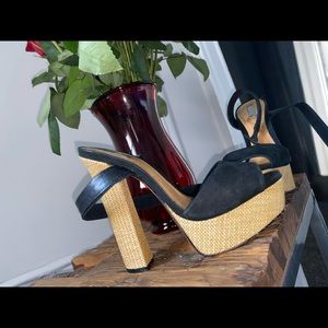 schutz  4+ inches   strappy sandals platform